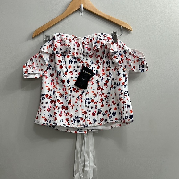 CORSET STORY FLORAL DITSY COTTON CORSET TOP - Picture 5 of 12